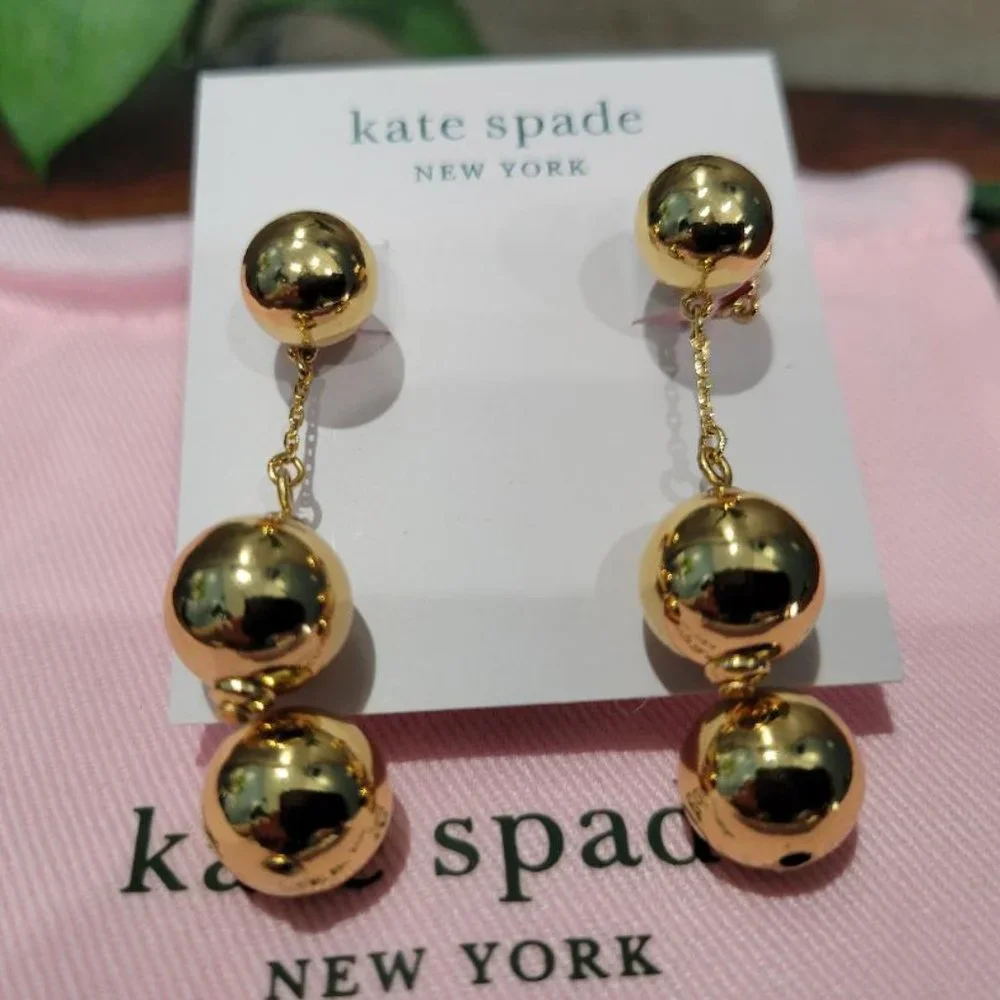 Kate Spade Have a Ball Earrings - Picture 2 of 3